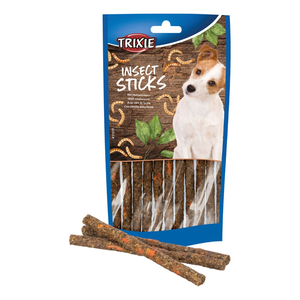 Trixie przysmak Kabanosy z insektami dla Psa 80g