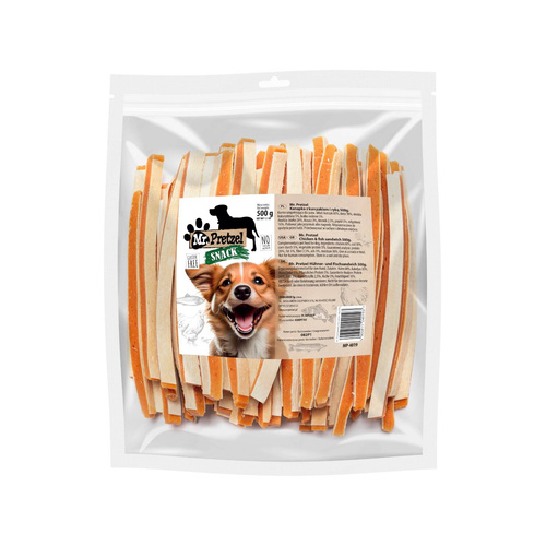 Mr. Pretzel Przysmaki dla psa kanapka z kurczakiem 500g