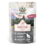 WILDES LAND CAT Pur Rind - wołowina z olejem z krokosza (100g)