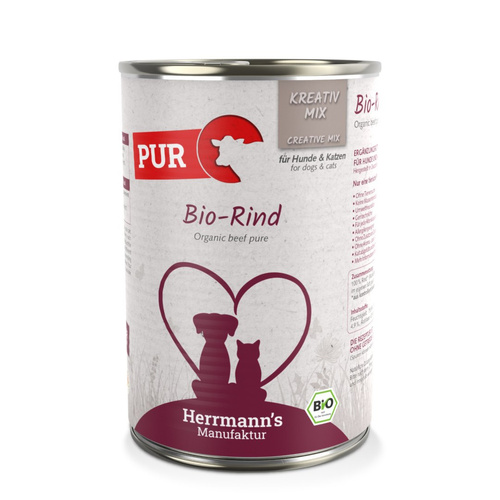 HERRMANN'S MANUFAKTUR Kreativ Mix Bio Rind - 100% wołowina ekologiczna (400g)