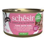 Schesir C&B karma mokra dla kotów tuńczyk z szynką w galarecie 85 g