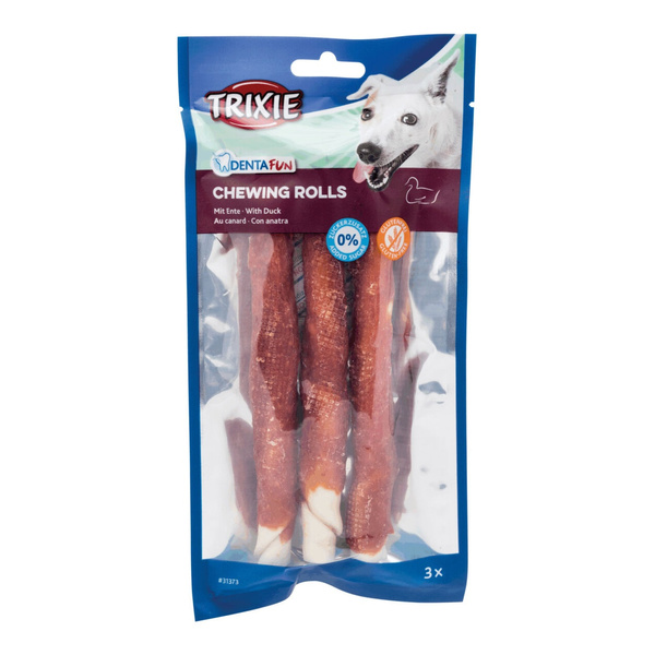Trixie przysmak Denta Fun KACZKA na pałeczce wołowej 17cm x3szt