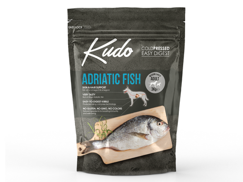 Karma Kudo Cold Pressed Ryby Adriatyckie Medium Maxi Adult 3kg