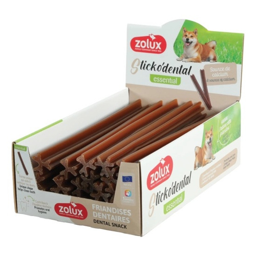 ZOLUX Przysmak dentystyczny dla psa STICKODENTAL L z wapniem 21cm 20szt