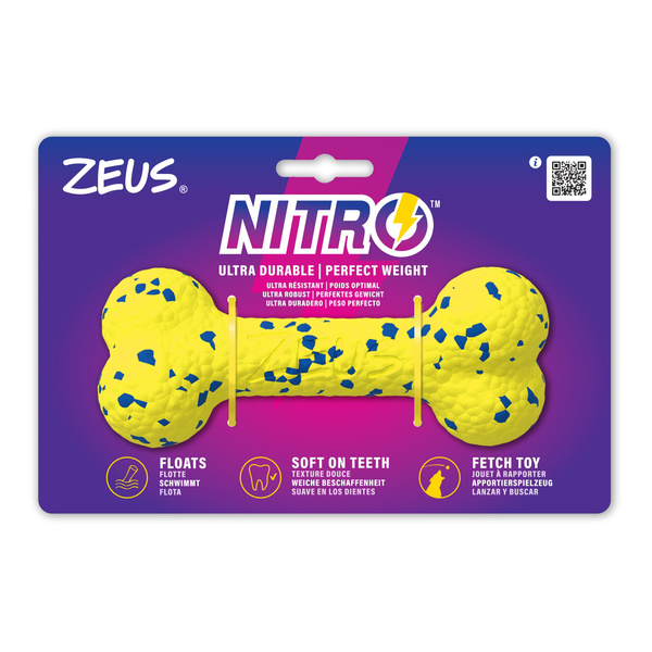 Zeus Nitro, kość, zabawka, dla psa, 16 cm