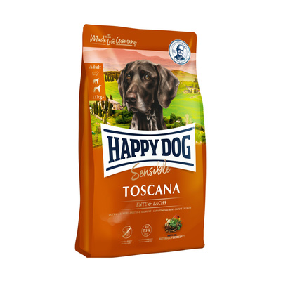 Happy Dog Supreme TOSCANA Kaczka Łosoś 12,5kg