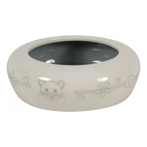 ZOLUX Miska ceramiczna dla gryzonia 100 ml kol. beżowy/szary