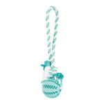 Trixie Dentafun PIŁKA Kauczukowa ze SZNURKIEM 7/ 24cm
