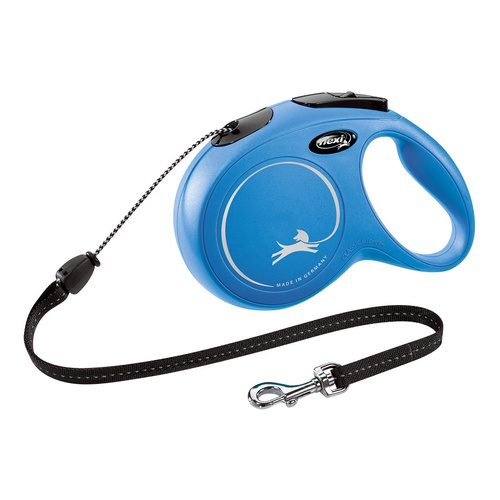 FLEXI Smycz automatyczna dla psa NEW CLASSIC linka M 8m niebieska