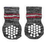 Trixie SKARPETKI ANTYPOŚLIZGOWE psa 2szt L-XL szar