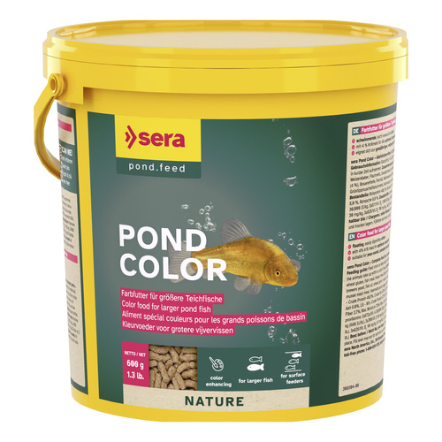 Sera Pond Color 3.800 ml granulat - pokarm wybarwiający dla ryb stawowych