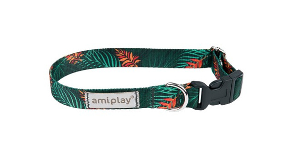 amiplay Obroża regulowana BeHappy dla Psa M Jungle