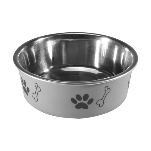 Barry King Miska antypoślizgowa z nadrukiem, szara, S (0,3 l)