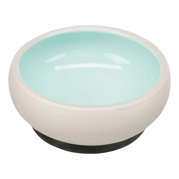 Trixie Miska dla psa/kota ceramiczna 0.3 l/11cm z gumową podstawą różne kolory