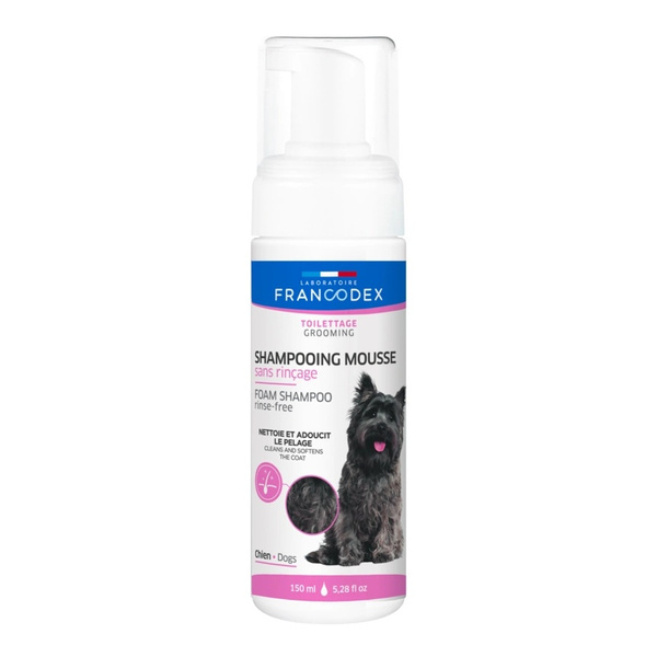 FRANCODEX Szampon w piance bez spłukiwania dla psa ekstrakt rumianku 150 ml