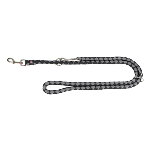 Trixie Smycz regulowana CAVO L-XL 2m/18 mm czarny/grafit