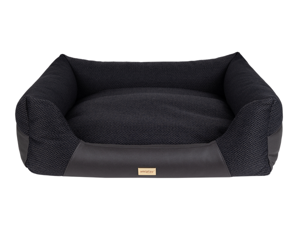 amiplay Sofa ZipClean Milano M 68x56x18cm Czarny