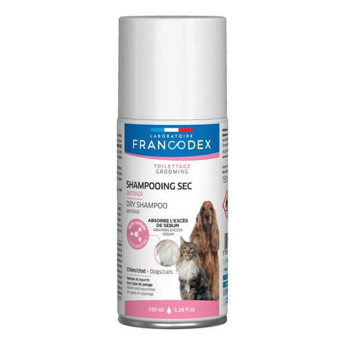 Francodex Szampon suchy dla psa i kota z olejkiem jojoba 150 ml