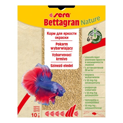 Sera Bettagran Nature - saszetka 10g granulat - pokarm wybarwiający