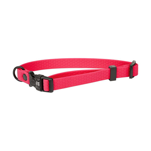 Barry King Obroża dla psa z wytrzymałej gumy, czerwona, 16mm/30-47 cm