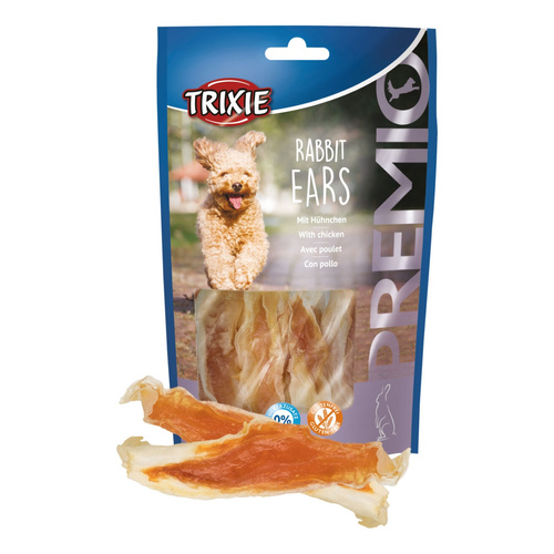 Trixie Premio Uszy Królicze z mięsem KURCZAKA 80g