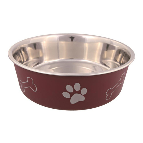 Trixie MISKA METALOWA Z PLASTIKOWĄ POWŁOKĄ, 2.0 l/o 23 cm