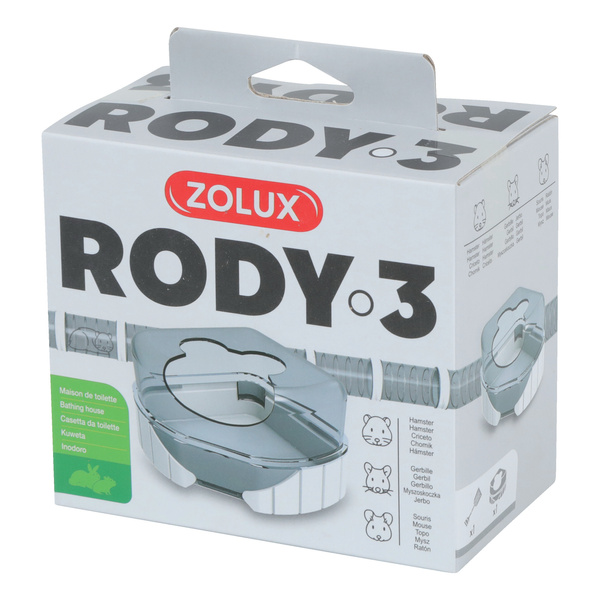 ZOLUX Toaleta narożna dla myszki, chomika RODY 3 kol. biały