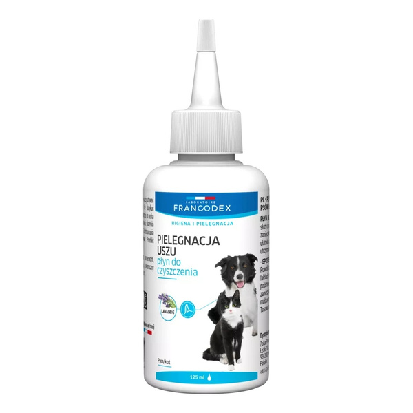 FRANCODEX PL Płyn do mycia uszu psów i kotów 125 ml