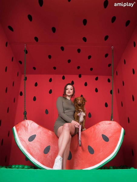 amiplay Torebka na worki na odchody BeHappy Watermelon