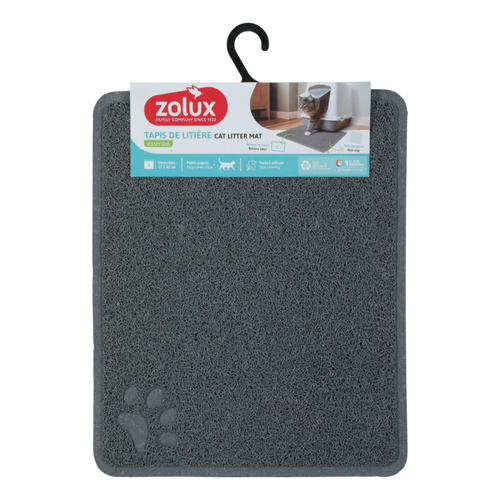 ZOLUX Wycieraczka pod kuwetę dla kota szara 37x45 cm