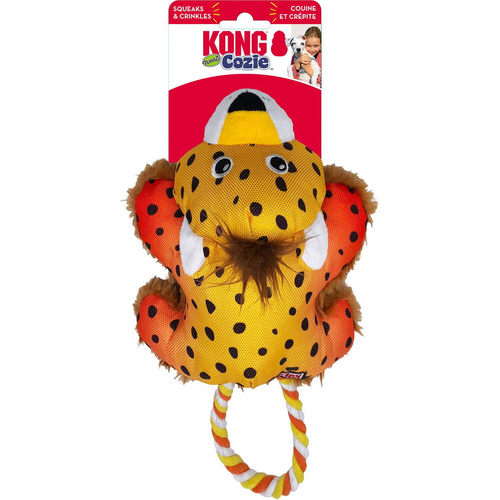 KONG Zabawka dla psa Cozie Tuggz Cheetah Sm/Md ZYT31E