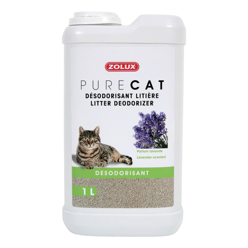 ZOLUX Dezodorant do żwirku PURECAT o zapachu lawendy 1 L