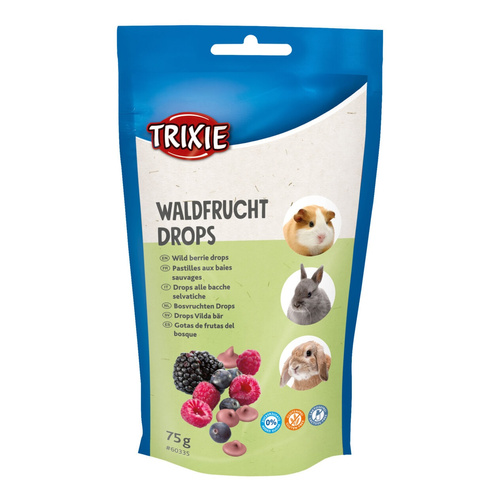 Trixie Dropsy dla gryzoni owoców leśnych 75g