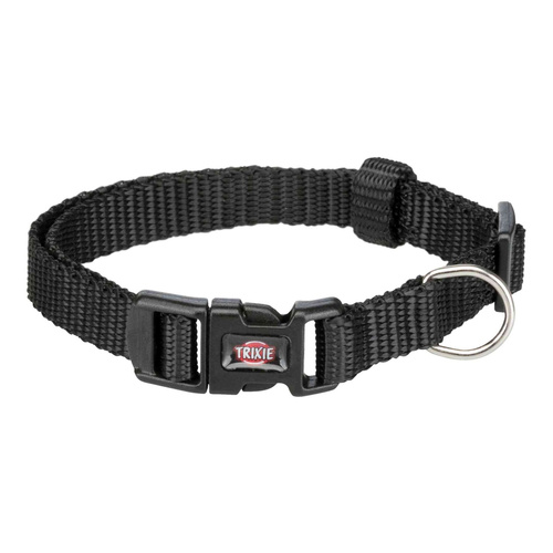 Trixie OBROŻA NYLON 22-35cm/10mm CZARNA