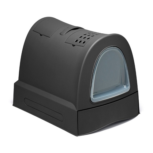 IMAC Zuma kuweta dla kota grafitowa 25x195x17 cm