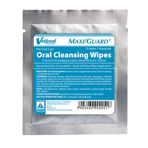 MAXI/GUARD Oral Cleansing Wipes 10szt