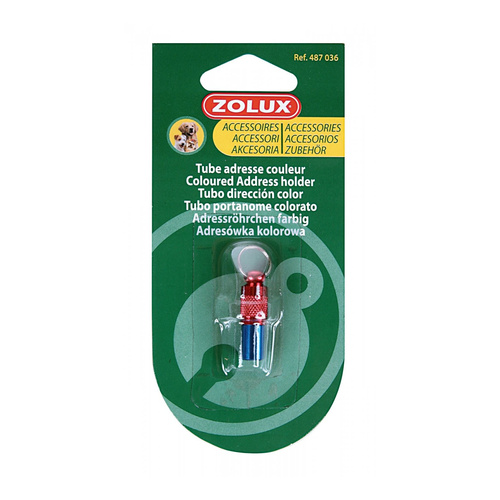 ZOLUX Adresówka do obroży kolorowa