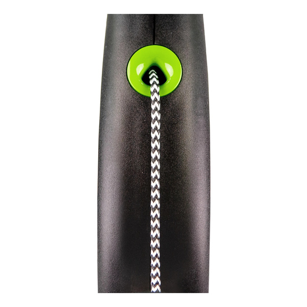 FLEXI Smycz automatyczna dla psa Black Design M linka 5 m kol. zielony