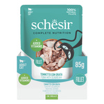 Schesir C&B karma mokra dla kotów tuńczyk z doradą w galarecie 85 g