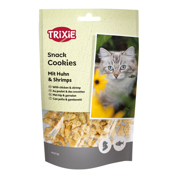 Trixie Ciastka, przysmak, dla kota, z kurczakiem i krewetkami, 50g