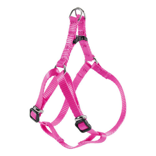 Zolux Szelki dla psa nylonowe "step in" 15 mm kol. fuksja