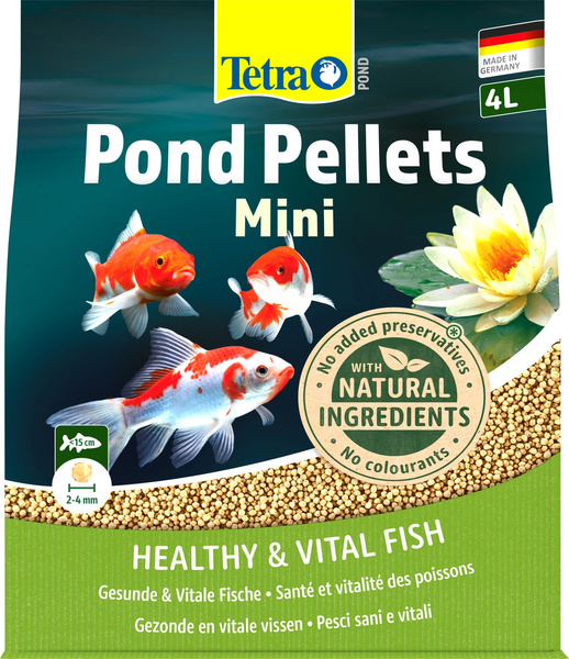 TETRA Pond Pellets Mini 4 L Pokarm dla ryb stawowych w oczku wodnym minigranulki