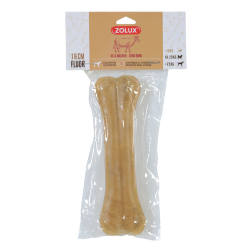 ZOLUX Przysmak dla psa Kość prasowana z fluorem 16 cm