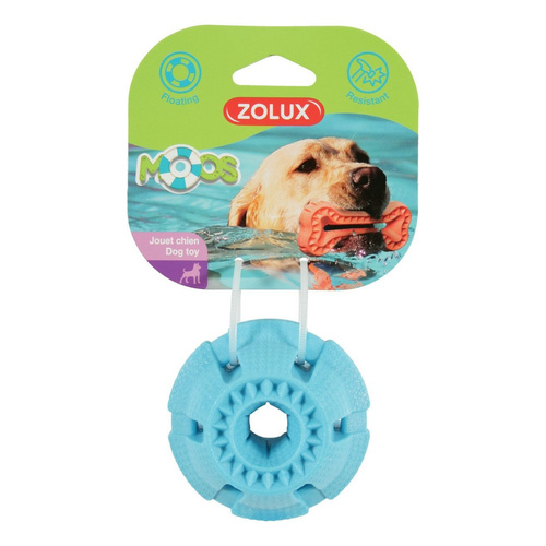 Zolux Zabawka dla psa piłka TPR MOOS 8 cm kol. niebieski