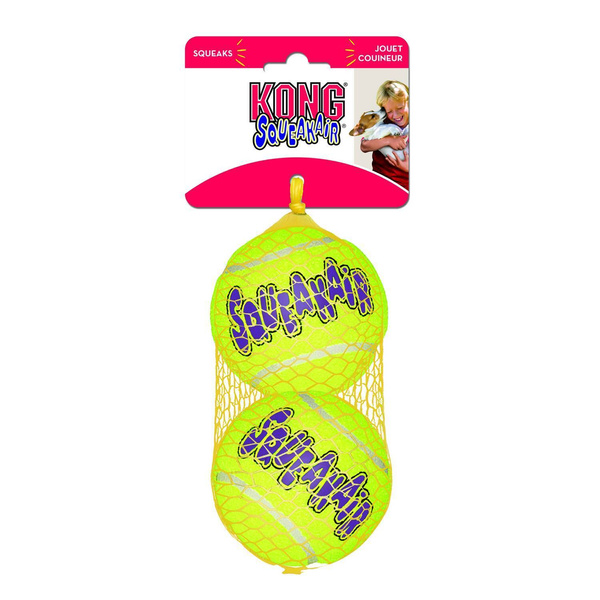 KONG Zabawka dla psa AST1E Squeaker Ball 2szt L