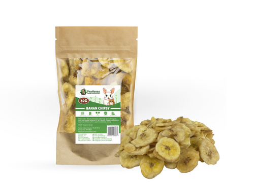 ProHerbs Banan chipsy 30g - naturalna przekąska, chrupkość, energia i smak!