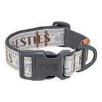 Trixie BE NORDIC obroża dla psa szeroka M-L 40-60cm/38mm szara
