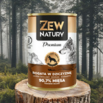 Mokra Karma Dla Psa ZEW NATURY 400g Bogata w Dziczyznę Dla Dorosłych Psów