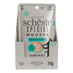 Schesir Special Mousse Skin&coat karma mokra dla kota łosoś 70 g