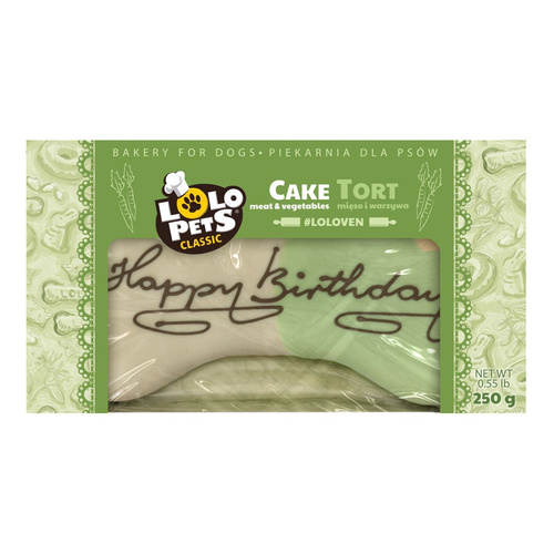 Tort Dla Psa Happy Birthday Mięsno - Warzywny